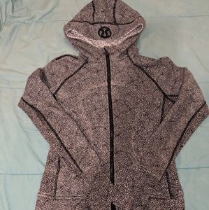 Lululemon scuba hoodie in Plush Petal Deep Coal